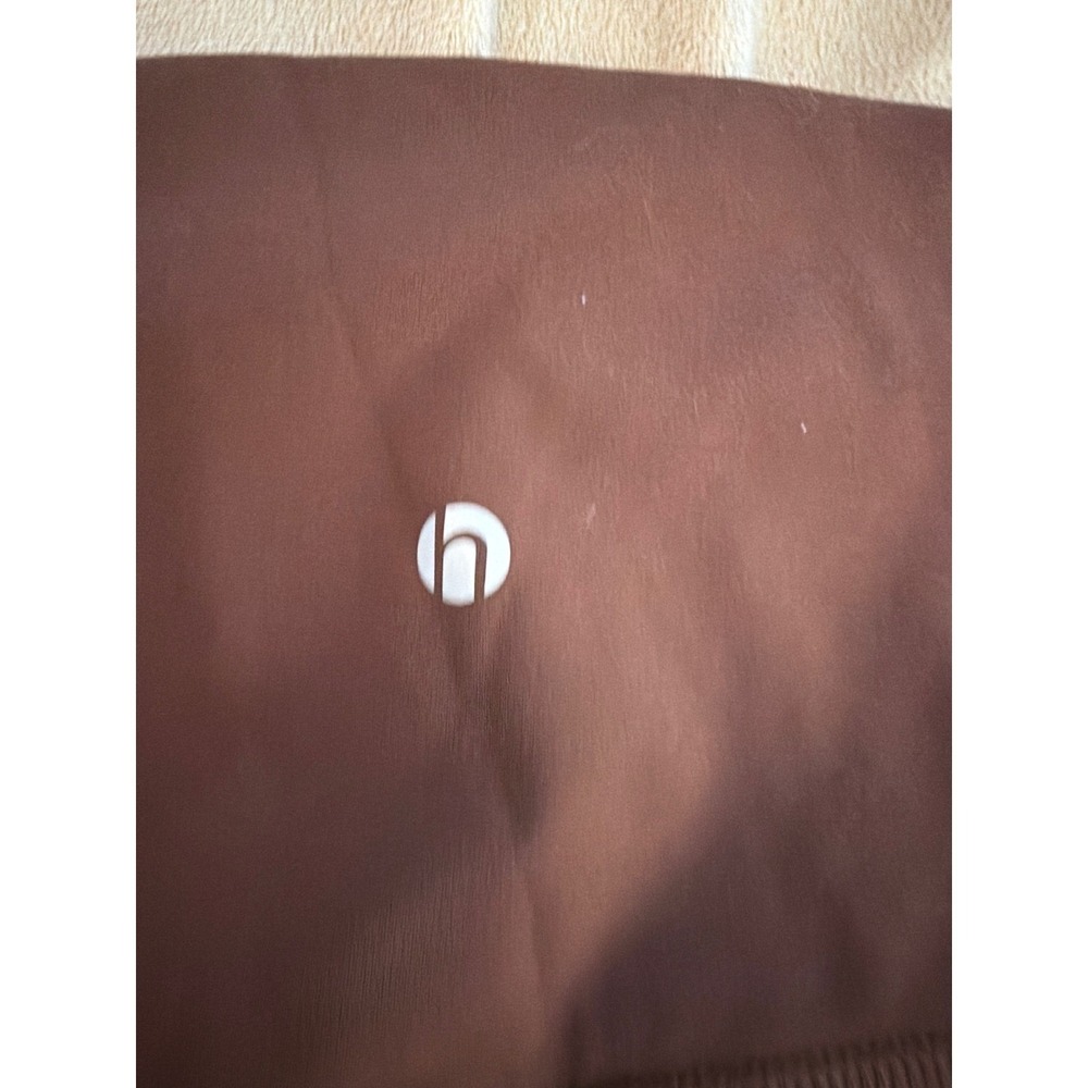 Halara Brown High Waisted Biker Shorts Women Size Small Athletic Yoga shorts
